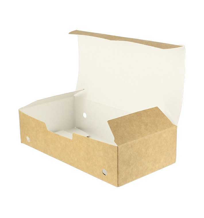 Papieren take-out doos groot maat kraft 2,00x1,00x0,50,m (25 stuks) Papieren take-out doos groot maat kraft 2,00x1,00x0,50,m (25 stuks)