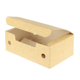 Boîte Repas à emporter Petit Kraft 115x72x43mm (750 Utés)