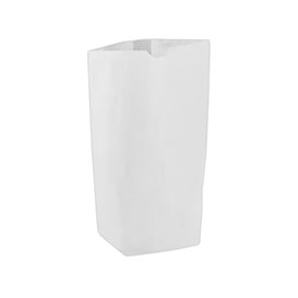 Sac en Papier avec Fond Hexagonal Blanc 19x26cm (1000 Utés)