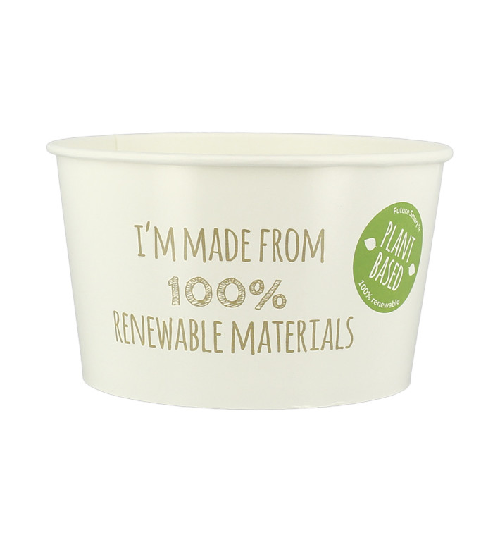 Saladier en Carton Renouvelable Blanc 635ml Ø12,5cm (360 Utés) Saladier en Carton Renouvelable Blanc 635ml Ø12,5cm (360 Utés)