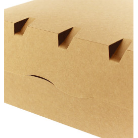 Boîte à Hamburger Kraft Géant 23x17,5x8cm (25 Utés)