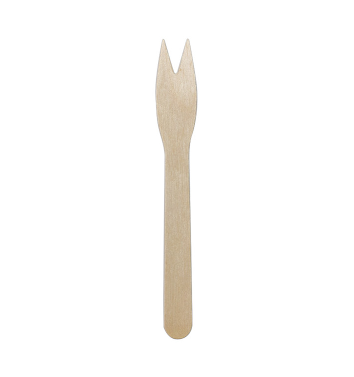 Mini Fourchette en bois 12cm (10000 Unités) Mini Fourchette en bois 12cm (10000 Unités)