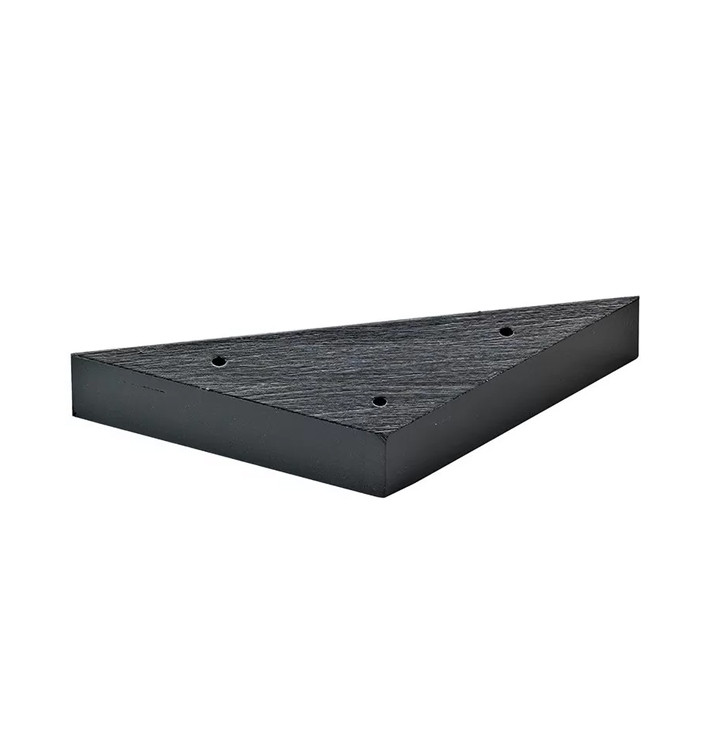 Bamboe vleespennen houder dienblad zwart 14x8cm (10 stuks) Bamboe vleespennen houder dienblad zwart 14x8cm (10 stuks)