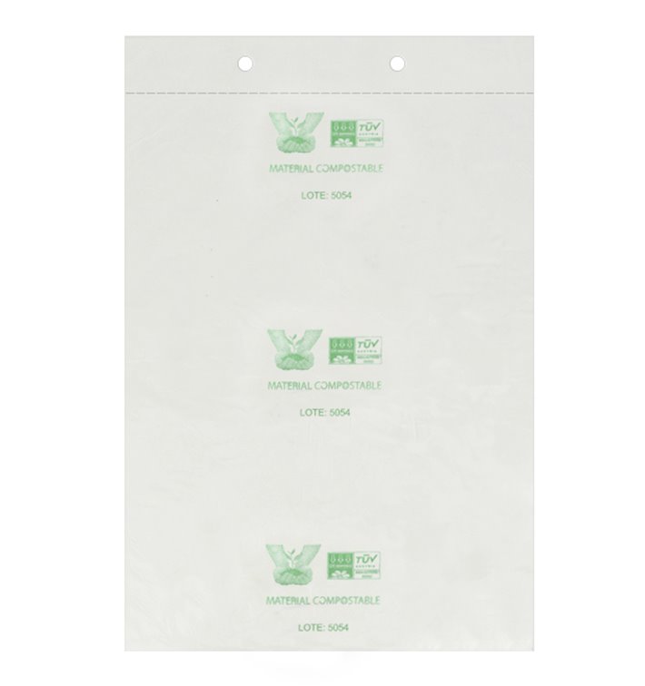 Sac Marché Block 100% Biodegradable 30x40cm (300 Utés) Sac Marché Block 100% Biodegradable 30x40cm (300 Utés)