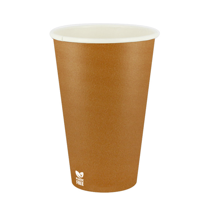 Plastic-Vrije Papieren Beker 12 Oz/360ml "Caramel" Ø8cm (1.000 Stuks) Plastic-Vrije Papieren Beker 12 Oz/360ml "Caramel" Ø8cm (1.000 Stuks)