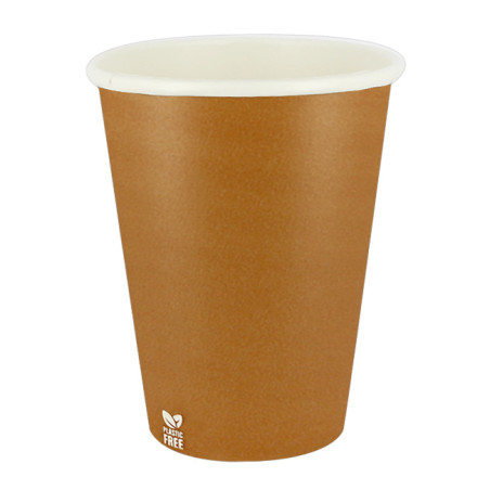Gobelet en Carton sans Plastique 14 Oz/420ml "Caramel" Ø9,0cm (1.000 Utés)