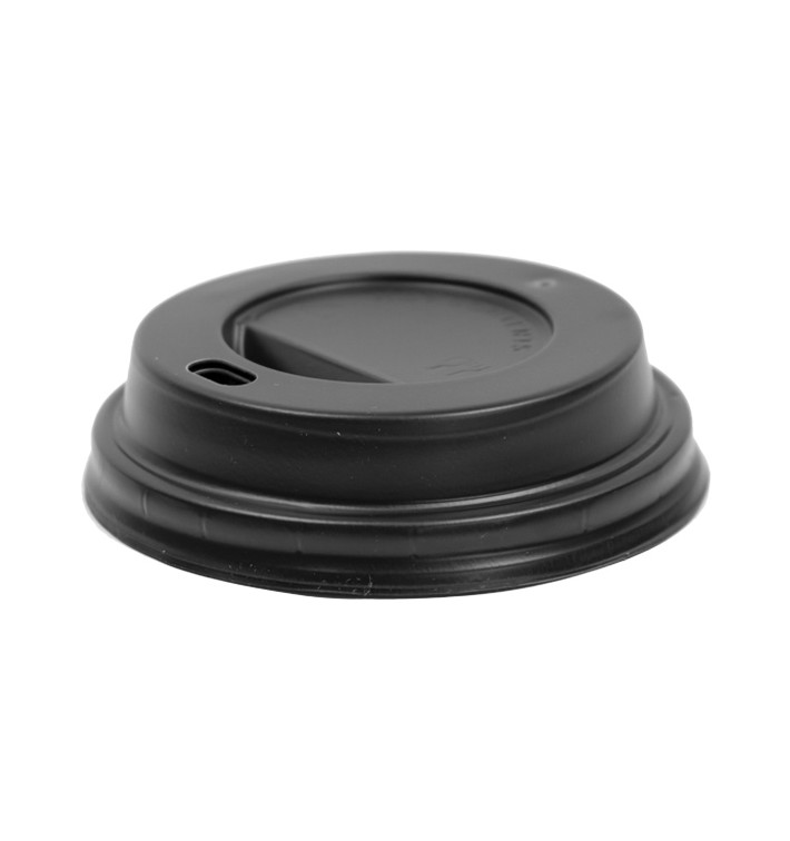 Couvercle Perforé pour Gobelet Carton 7Oz Noir Ø7,2cm (100 Utés) Couvercle Perforé pour Gobelet Carton 7Oz Noir Ø7,2cm (100 Utés)