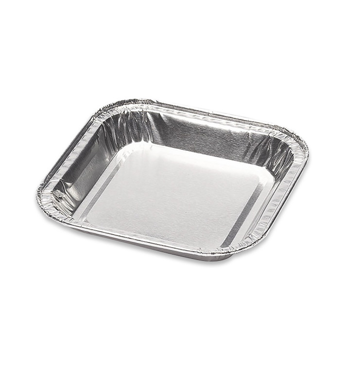 Folie pan pastei Square vormig 37ml (175 stuks) Folie pan pastei Square vormig 37ml (175 stuks)