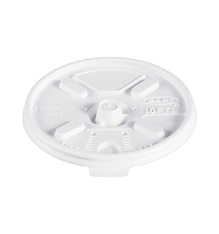 Plastic Deksel PS Hersluitbaar wit Ø8,6cm (1000 stuks) Plastic Deksel PS Hersluitbaar wit Ø8,6cm (1000 stuks)
