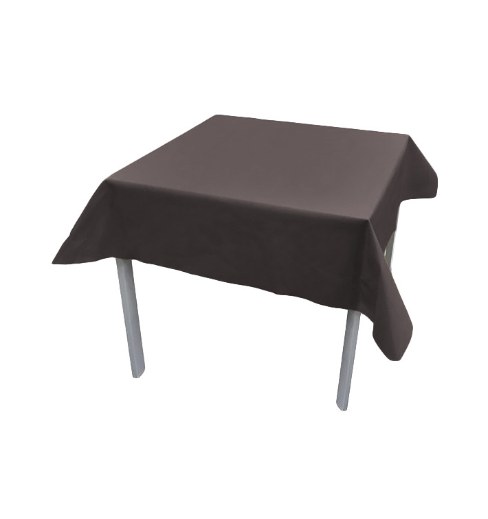 Nappe en PP Non-Tissé Marron 120x120cm (150 Utés) Nappe en PP Non-Tissé Marron 120x120cm (150 Utés)