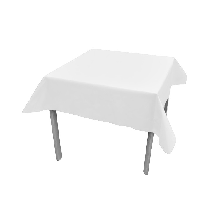 Nappe en PP Non-Tissé Blanc 120x120cm (150 Utés) Nappe en PP Non-Tissé Blanc 120x120cm (150 Utés)