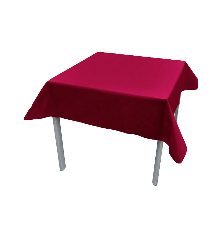 Nappe en PP Non-Tissé Bordeaux 120x120cm (150 Utés) Nappe en PP Non-Tissé Bordeaux 120x120cm (150 Utés)