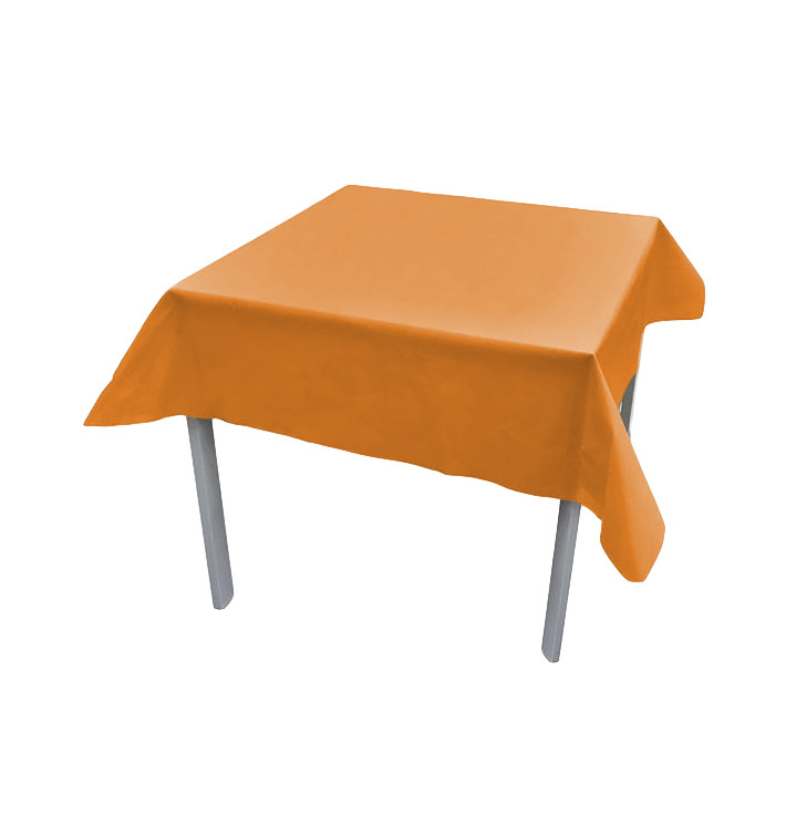 Nappe en PP Non-Tissé Orange 120x120cm (150 Utés) Nappe en PP Non-Tissé Orange 120x120cm (150 Utés)