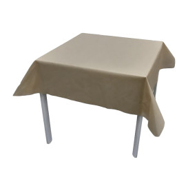 Nappe en PP Non-Tissé Crème 120x120cm (150 Utés)