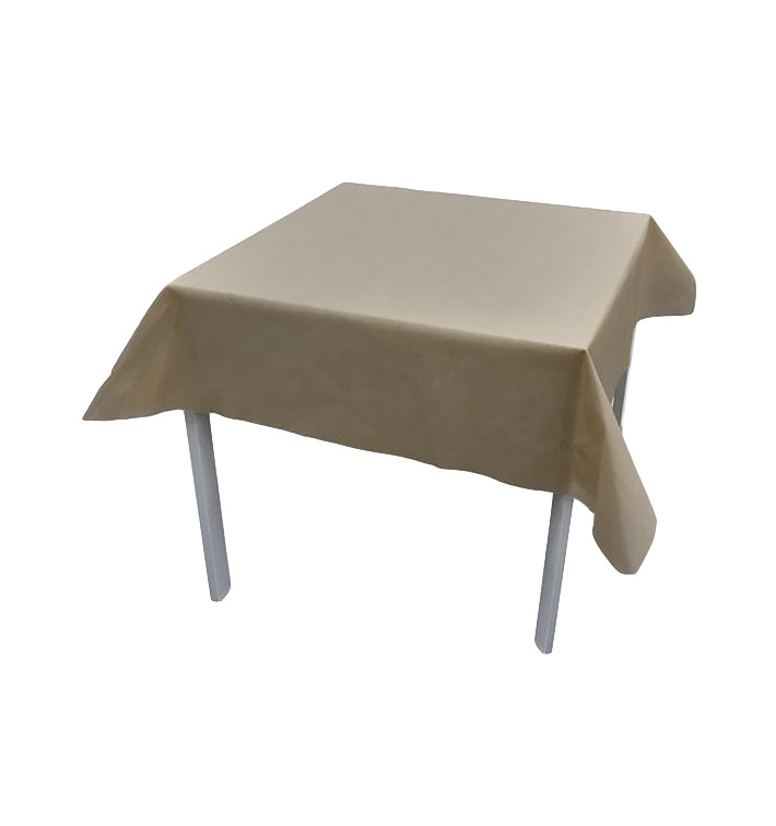 Nappe en PP Non-Tissé Crème 120x120cm (150 Utés) Nappe en PP Non-Tissé Crème 120x120cm (150 Utés)