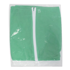 Combinaison TNT PP Capuche et Fermeture Eclair Taille XL Vert (1 Uté)