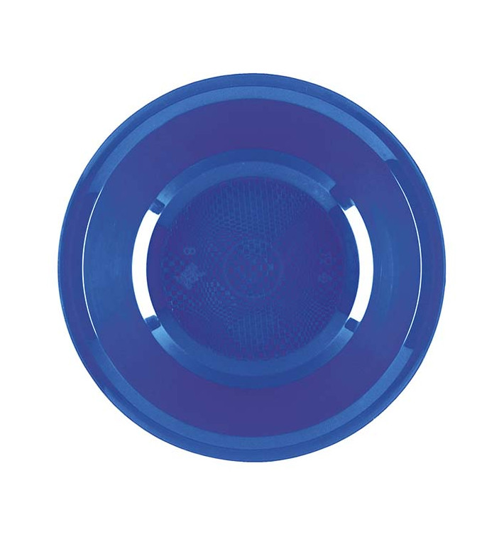 Plastic bord Diep mediterranean blauw "Rond vormig" PP Ø19,5 cm (50 stuks) Plastic bord Diep mediterranean blauw "Rond vormig" PP Ø19,5 cm (50 stuks)