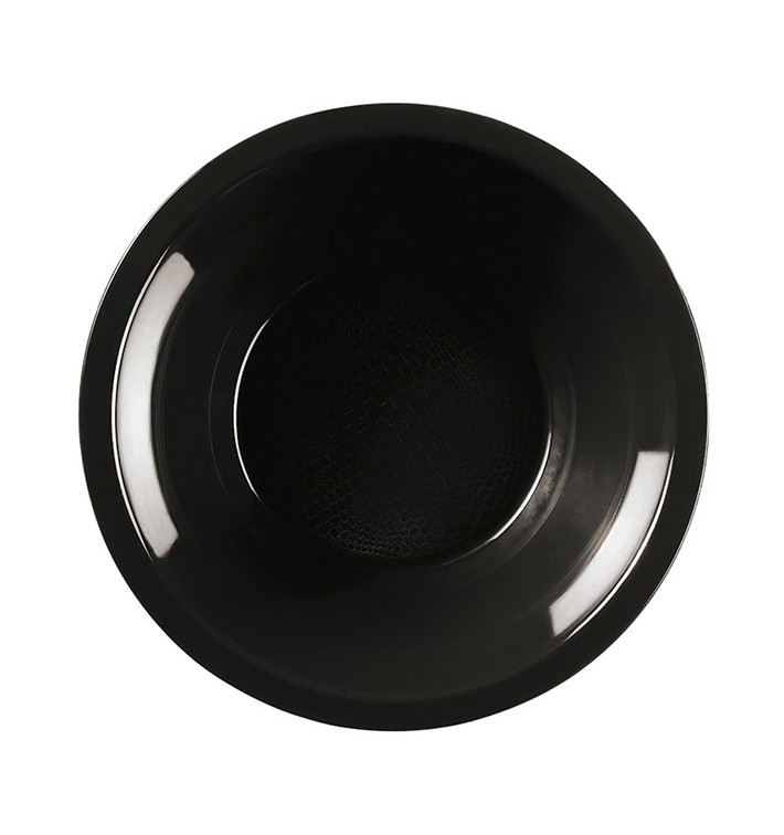 Assiette Plastique Réutilisable Creuse Noir PP Ø195mm (50 Utés) Assiette Plastique Réutilisable Creuse Noir PP Ø195mm (50 Utés)