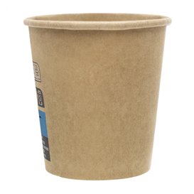 Papieren beker 4Oz/120ml Bruin Ø6,2cm (3.000 stuks)