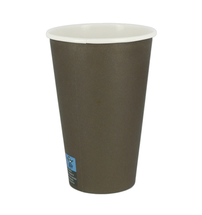 Gobelet Carton Marron 12Oz/360ml Ø8,0cm (100 Utés)