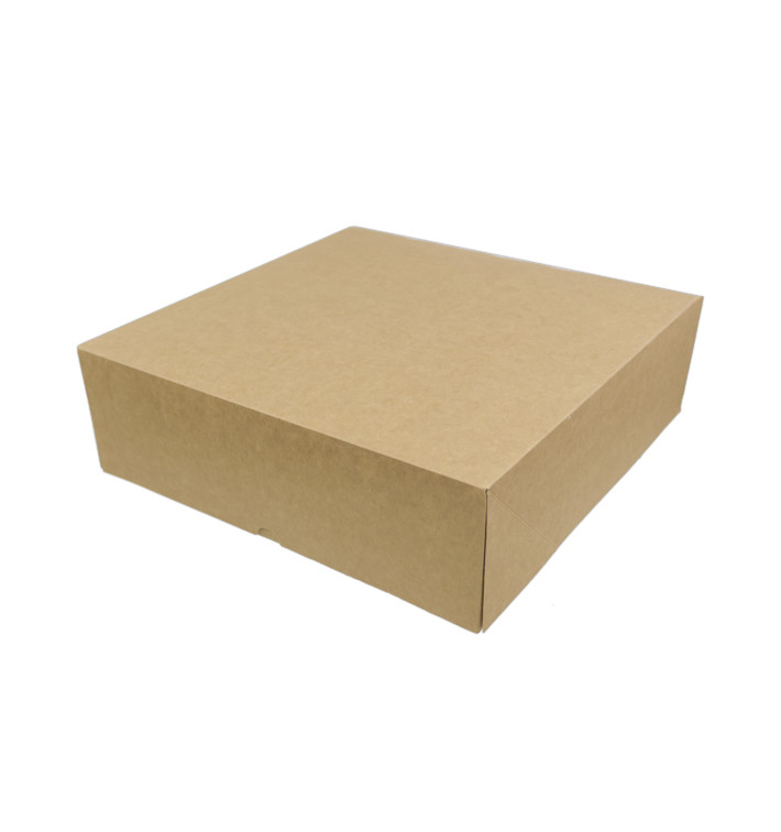Kartonnen doos met klepfront 28x28+10cm (100 Stuks) Kartonnen doos met klepfront 28x28+10cm (100 Stuks)
