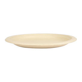 Assiette en Canne à Sucre Naturel Ø230mm (50 Utés)