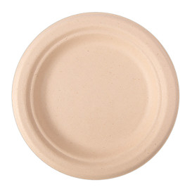 Suikerriet bord Naturel Ø15,5 cm (50 stuks) 