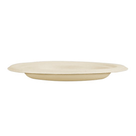Assiette en Canne à Sucre Naturel Ø155mm (50 Unités)