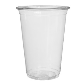 Stof gebaseerd op Maizena PLA beker  Bio transparant 299ml Ø7,8cm (80 stuks)