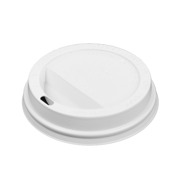Couvercle avec passage Gobelet Carton 12, 16 et 20 Oz Ø8,9cm (100 Unités) Couvercle avec passage Gobelet Carton 12, 16 et 20 Oz Ø8,9cm (100 Unités)