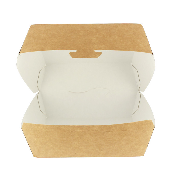 Boîte à Hamburger Kraft Mega 16,5x18x9cm (200 Utés) Boîte à Hamburger Kraft Mega 16,5x18x9cm (200 Utés)