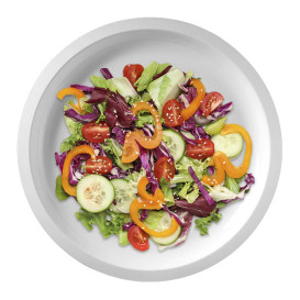 Assiette Plastique Réutilisable Blanc PP Ø290mm (300 Utés)