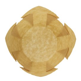 Cupcake vorm voering tulpvorm Nature Ø5x4,2/7,2cm (3.600 stuks)