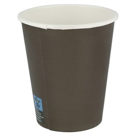 Gobelet Carton Marron 8Oz/240ml Ø8,0cm (50 Utés)