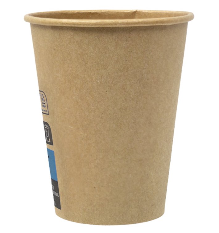 Papieren Beker Bruin 8Oz/240ml Ø8,0cm (1.000 Stuks)