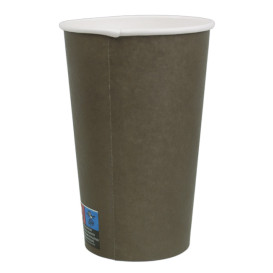 Gobelet Carton Marron 16Oz/480ml Ø9,0cm (50 Utés)