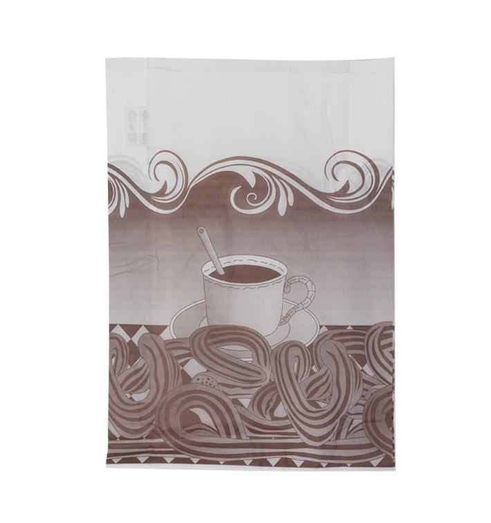 Sac Pour Churros Ingraissable 30+10x42cm (250 Utés) Sac Pour Churros Ingraissable 30+10x42cm (250 Utés)