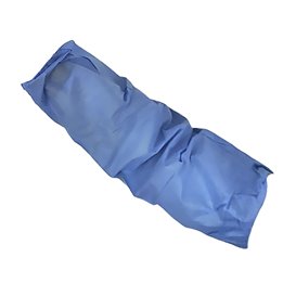 Wegwerp plastic Over omhulsel TST PP blauw 25x44cm (500 stuks)
