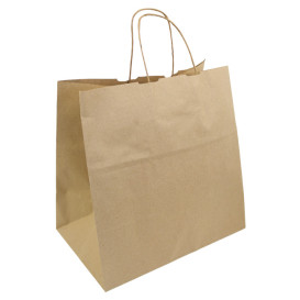 Sac en papier Kraft Hawanna avec Anses 100g/m² 32+20x32cm (50 Utés)