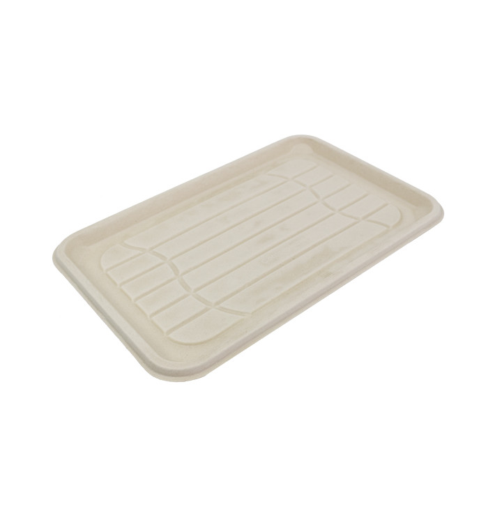 Suikerriet dienblad 46x30cm (25 stuks) Suikerriet dienblad 46x30cm (25 stuks)