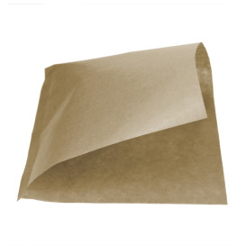 Sachet Ingraissable Ouverture latérale 15x15,2cm Naturel (100 Unités)