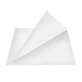 Papieren voedsel zak Vetvrij opening wit L vormig 12x12,2cm (100 stuks) 