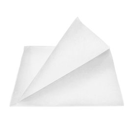 Papieren zak Vetvrij open L vormig 15 x15,2cm wit (4000 stuks)