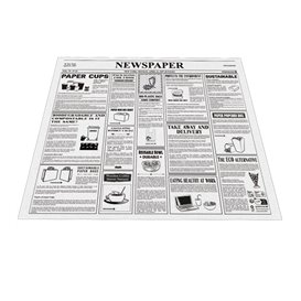 Graspapier inpakvellen "Times" 31x31cm (1000 stuks) 