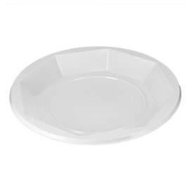 Assiette Creuse Réutilisable Economique PS Blanc Ø22cm (30 Utés)