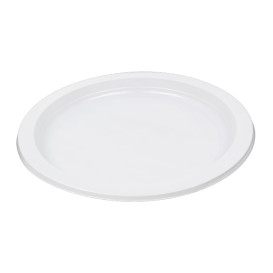 Assiette Plate Réutilisable Economique PS Blanc Ø22cm (300 Utés)