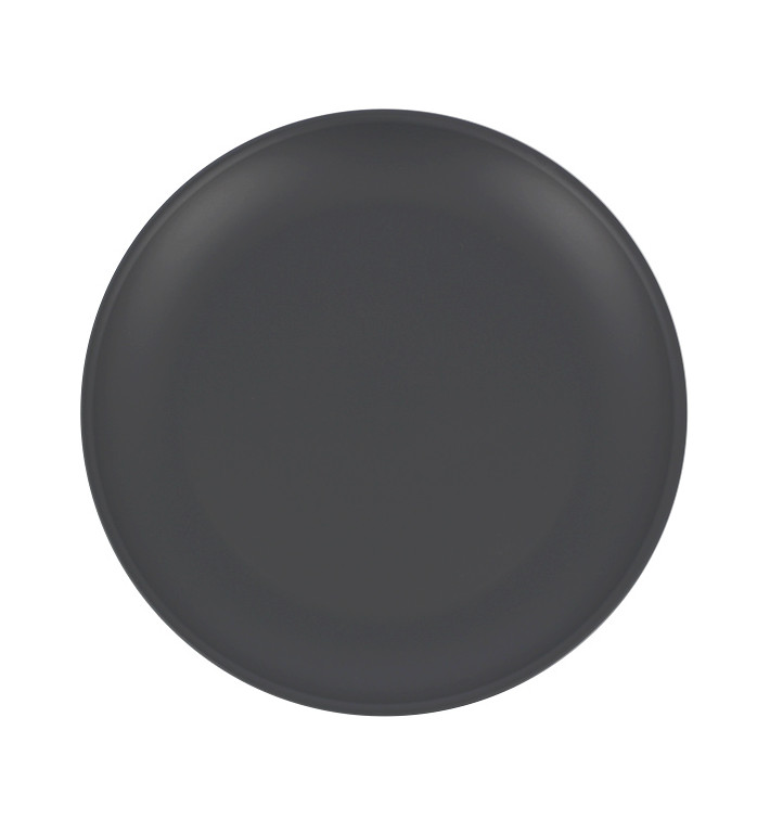 Herbruikbare Bord Durable PP Mineraal Antracite Ø23,5cm (6 stuks) Herbruikbare Bord Durable PP Mineraal Antracite Ø23,5cm (6 stuks)