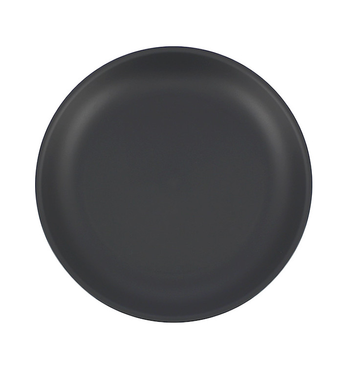 Assiette Réutilisable Durable PP Minéral Anthracite Ø21cm (54 Utés) Assiette Réutilisable Durable PP Minéral Anthracite Ø21cm (54 Utés)
