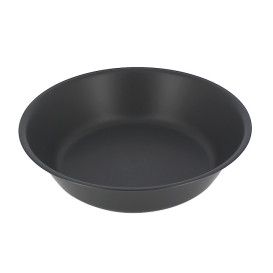 Assiette Réutilisable Durable PP Minéral Anthracite Ø18cm (54 Utés)