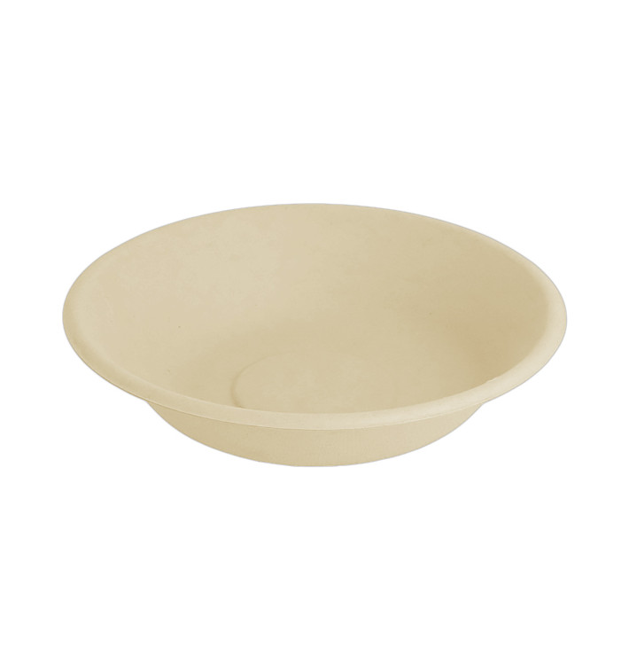 Assiette Creuse Canne à Sucre Naturel Ø160mm (50 Unités) Assiette Creuse Canne à Sucre Naturel Ø160mm (50 Unités)